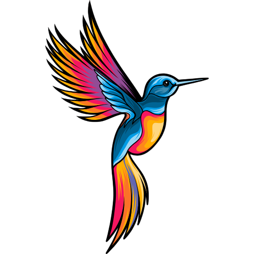 Hummingbird logo - Aleksandra Cezayirli